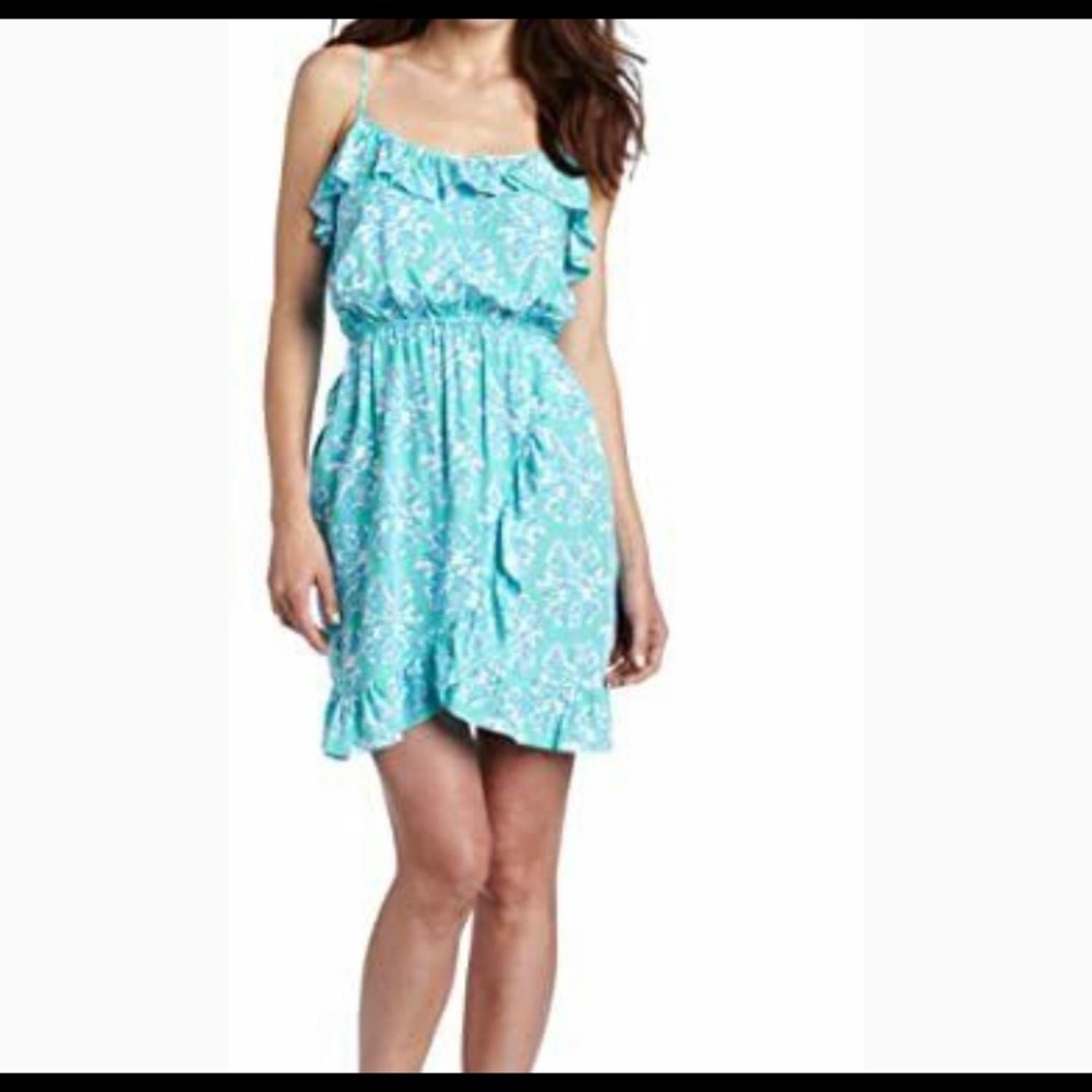 Lilly pulitzer shell dress ruffles size medium